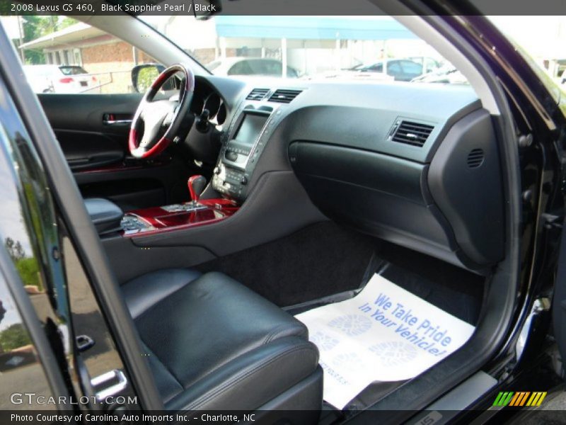 Black Sapphire Pearl / Black 2008 Lexus GS 460
