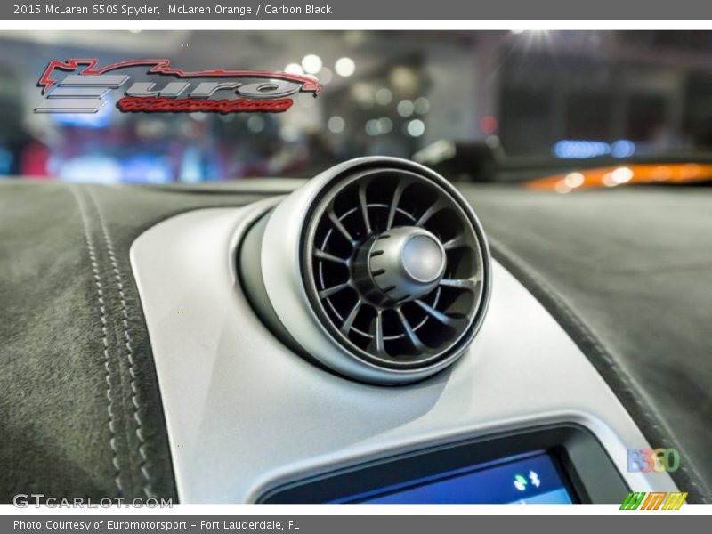 McLaren Orange / Carbon Black 2015 McLaren 650S Spyder
