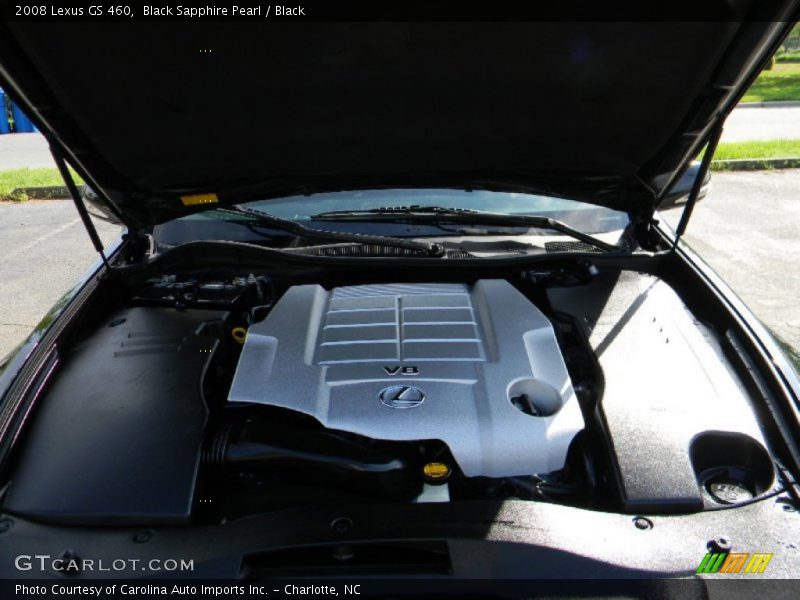Black Sapphire Pearl / Black 2008 Lexus GS 460