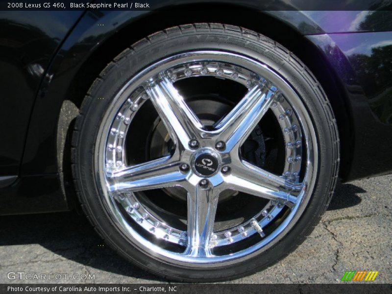 Black Sapphire Pearl / Black 2008 Lexus GS 460