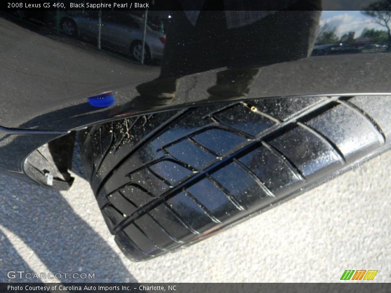 Black Sapphire Pearl / Black 2008 Lexus GS 460