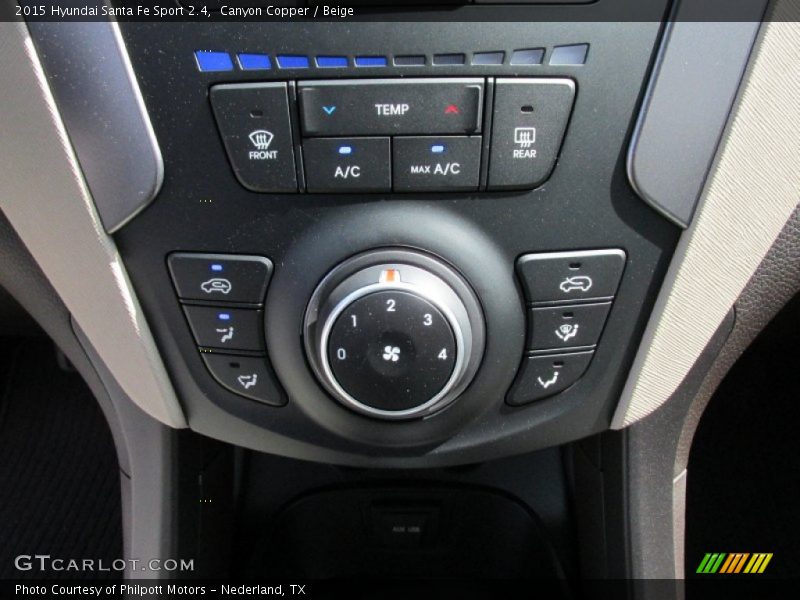 Canyon Copper / Beige 2015 Hyundai Santa Fe Sport 2.4