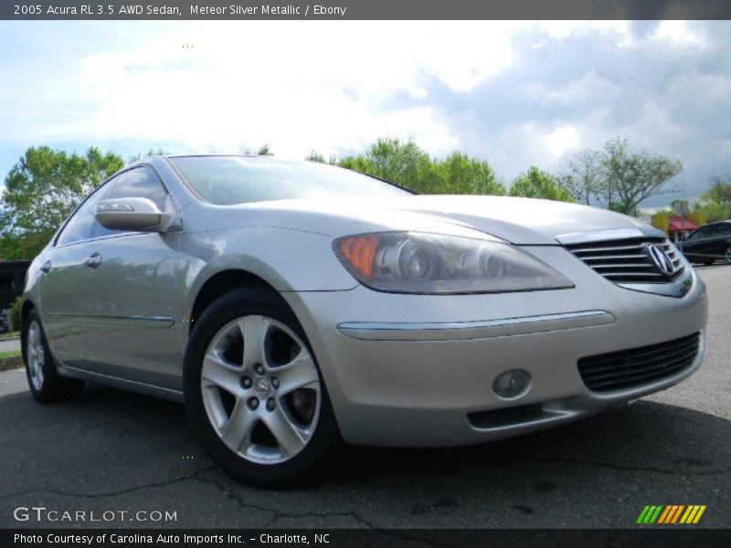 Meteor Silver Metallic / Ebony 2005 Acura RL 3.5 AWD Sedan