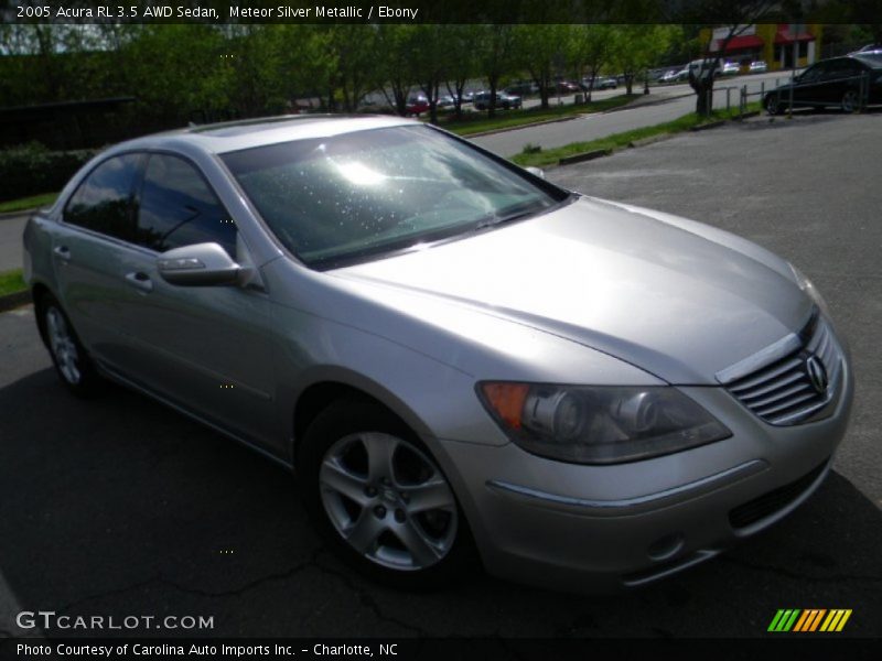 Meteor Silver Metallic / Ebony 2005 Acura RL 3.5 AWD Sedan