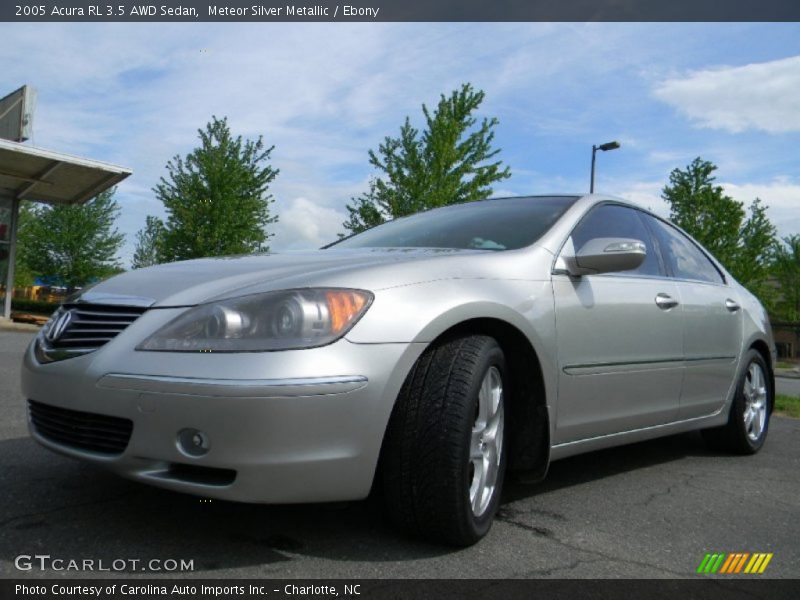Meteor Silver Metallic / Ebony 2005 Acura RL 3.5 AWD Sedan