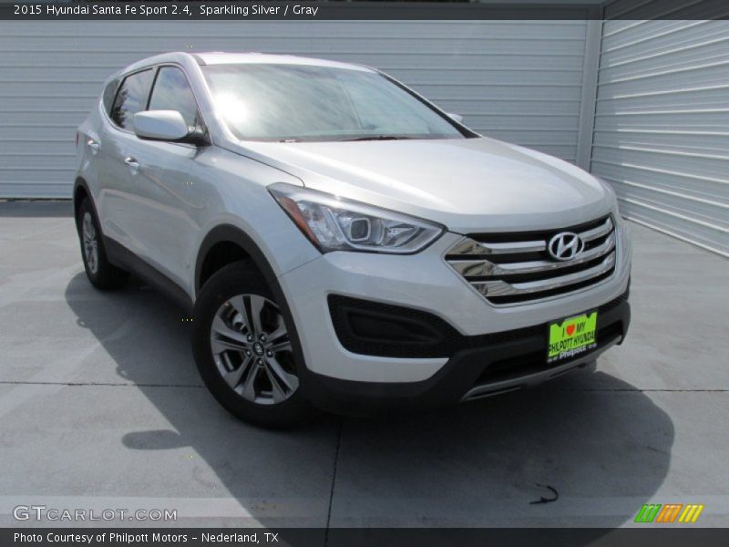 Sparkling Silver / Gray 2015 Hyundai Santa Fe Sport 2.4