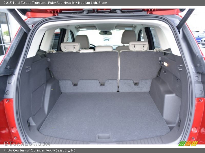 Ruby Red Metallic / Medium Light Stone 2015 Ford Escape Titanium