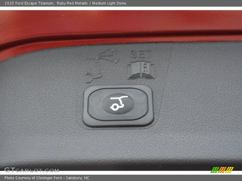 Ruby Red Metallic / Medium Light Stone 2015 Ford Escape Titanium