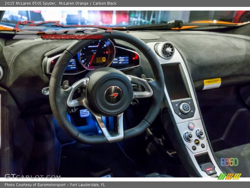McLaren Orange / Carbon Black 2015 McLaren 650S Spyder