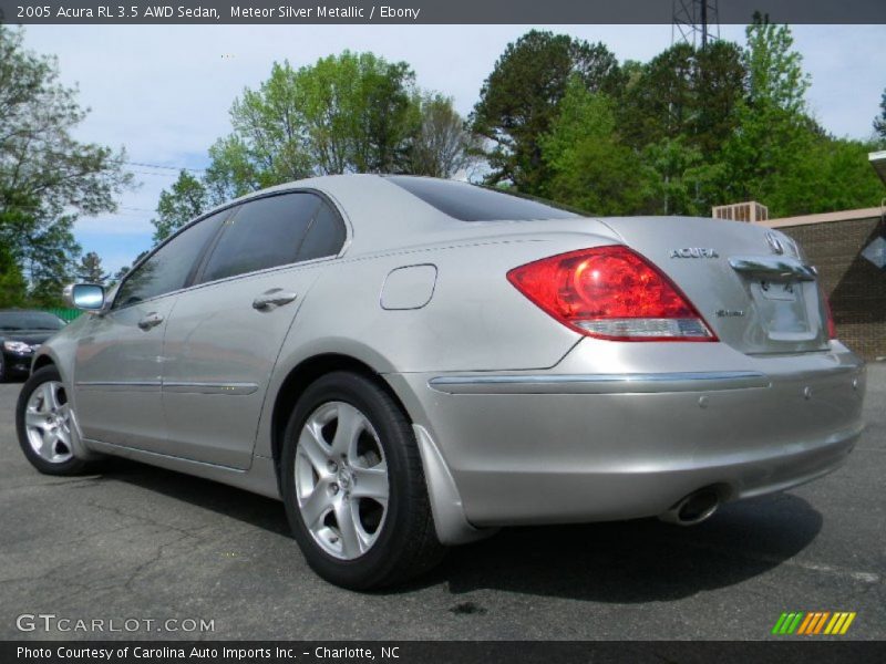 Meteor Silver Metallic / Ebony 2005 Acura RL 3.5 AWD Sedan
