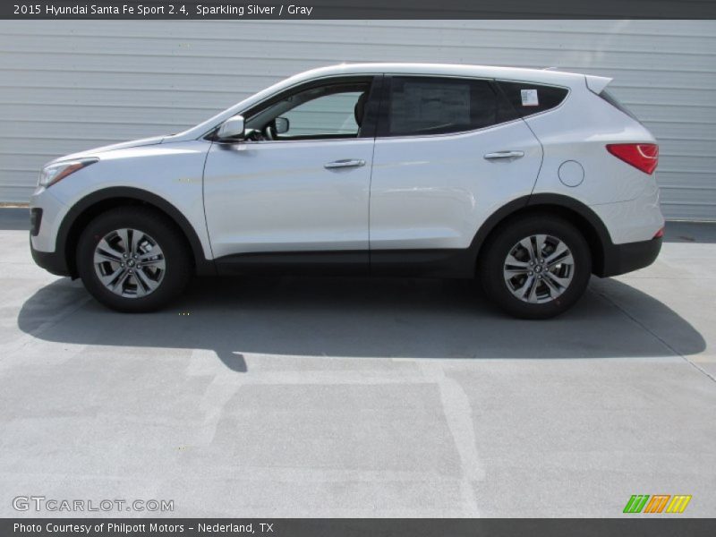 Sparkling Silver / Gray 2015 Hyundai Santa Fe Sport 2.4