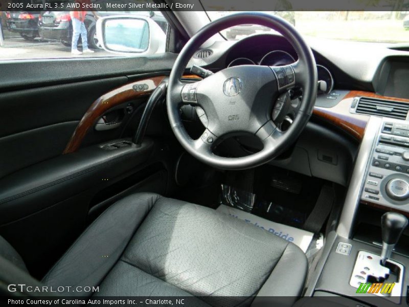 Meteor Silver Metallic / Ebony 2005 Acura RL 3.5 AWD Sedan