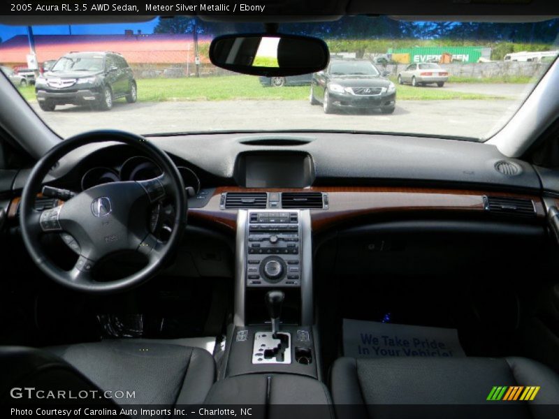 Meteor Silver Metallic / Ebony 2005 Acura RL 3.5 AWD Sedan
