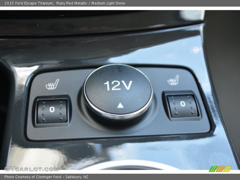 Ruby Red Metallic / Medium Light Stone 2015 Ford Escape Titanium