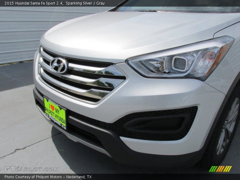 Sparkling Silver / Gray 2015 Hyundai Santa Fe Sport 2.4