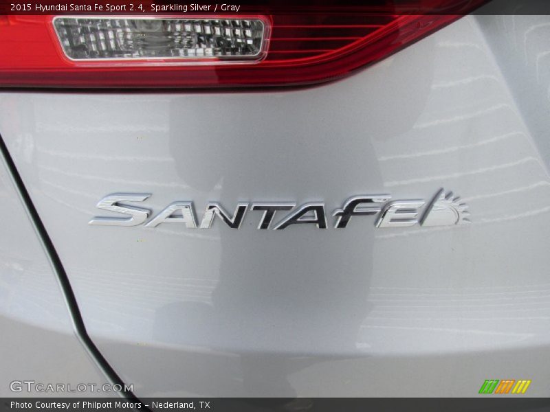 Sparkling Silver / Gray 2015 Hyundai Santa Fe Sport 2.4