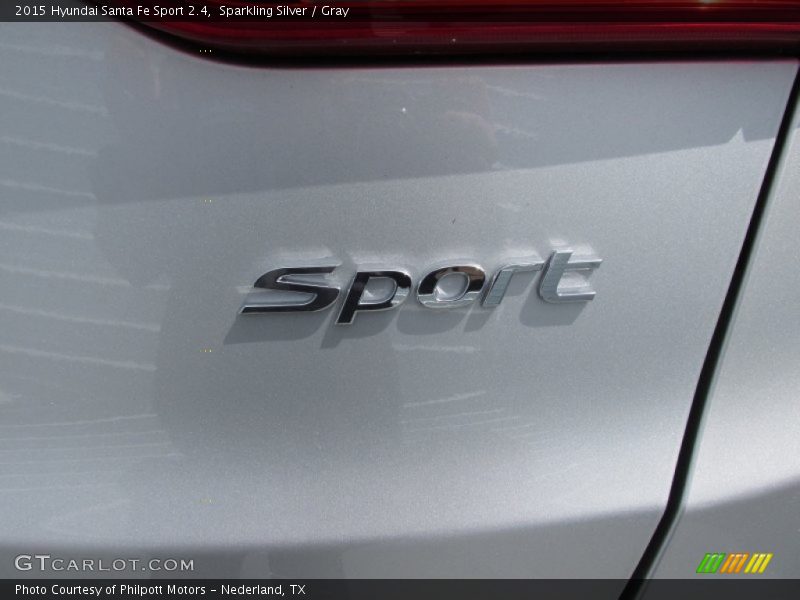 Sparkling Silver / Gray 2015 Hyundai Santa Fe Sport 2.4