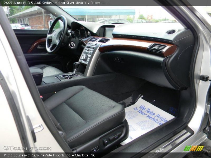 Meteor Silver Metallic / Ebony 2005 Acura RL 3.5 AWD Sedan