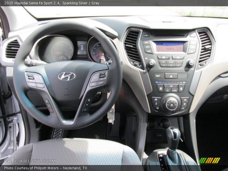 Sparkling Silver / Gray 2015 Hyundai Santa Fe Sport 2.4