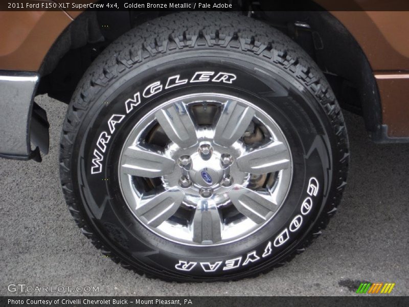 Golden Bronze Metallic / Pale Adobe 2011 Ford F150 XLT SuperCrew 4x4