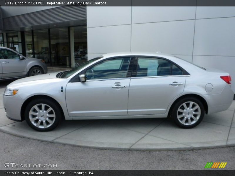 Ingot Silver Metallic / Dark Charcoal 2012 Lincoln MKZ FWD