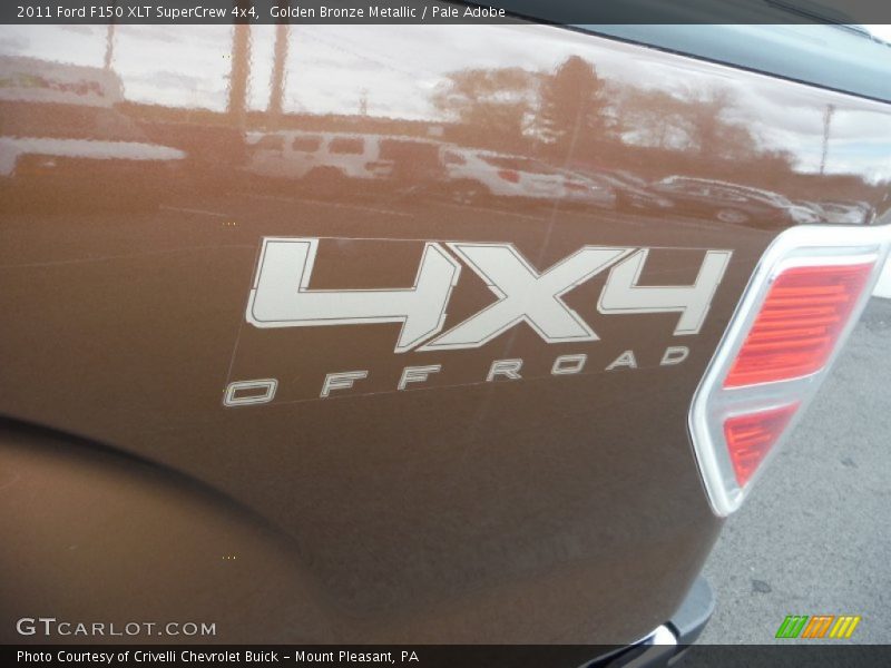 Golden Bronze Metallic / Pale Adobe 2011 Ford F150 XLT SuperCrew 4x4