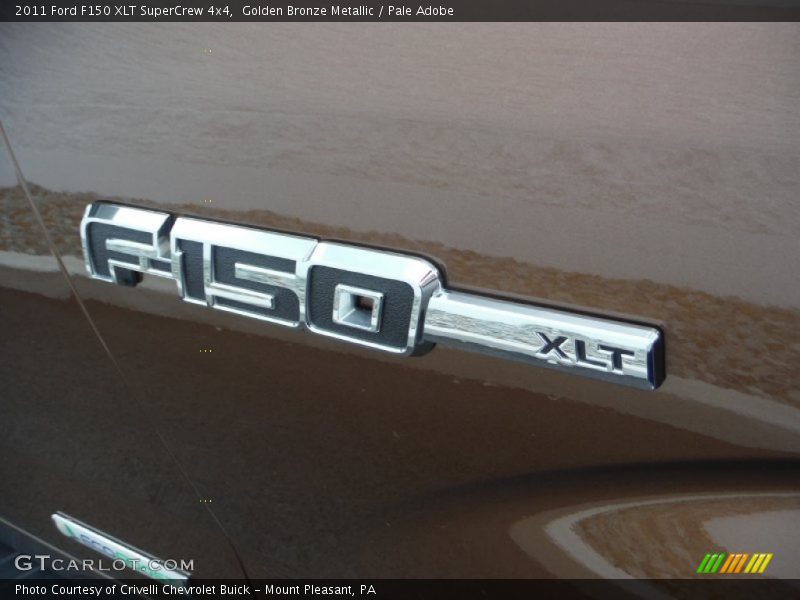 Golden Bronze Metallic / Pale Adobe 2011 Ford F150 XLT SuperCrew 4x4