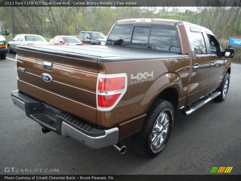 Golden Bronze Metallic / Pale Adobe 2011 Ford F150 XLT SuperCrew 4x4