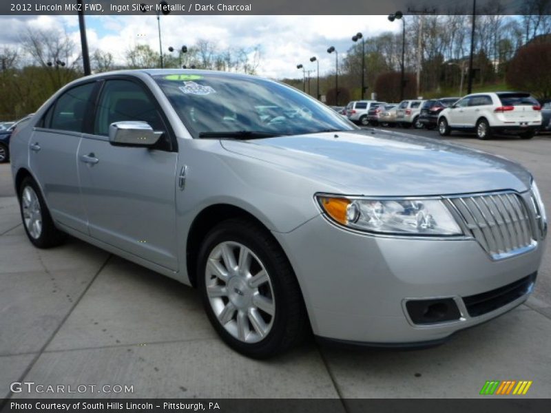 Ingot Silver Metallic / Dark Charcoal 2012 Lincoln MKZ FWD