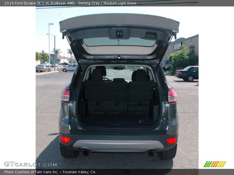 Sterling Gray / Medium Light Stone 2014 Ford Escape SE 2.0L EcoBoost 4WD