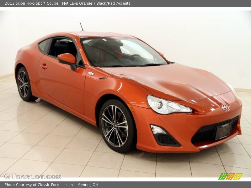 Hot Lava Orange / Black/Red Accents 2013 Scion FR-S Sport Coupe
