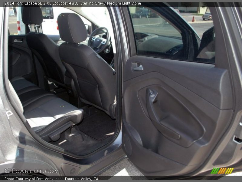 Sterling Gray / Medium Light Stone 2014 Ford Escape SE 2.0L EcoBoost 4WD
