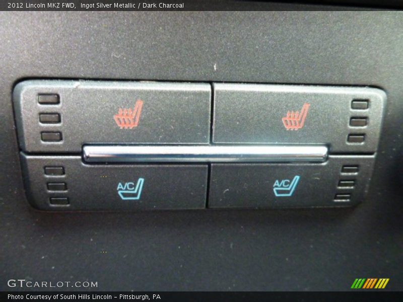 Ingot Silver Metallic / Dark Charcoal 2012 Lincoln MKZ FWD
