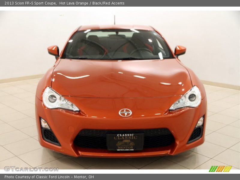 Hot Lava Orange / Black/Red Accents 2013 Scion FR-S Sport Coupe