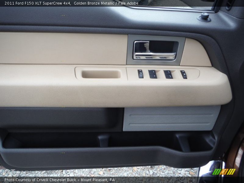 Golden Bronze Metallic / Pale Adobe 2011 Ford F150 XLT SuperCrew 4x4