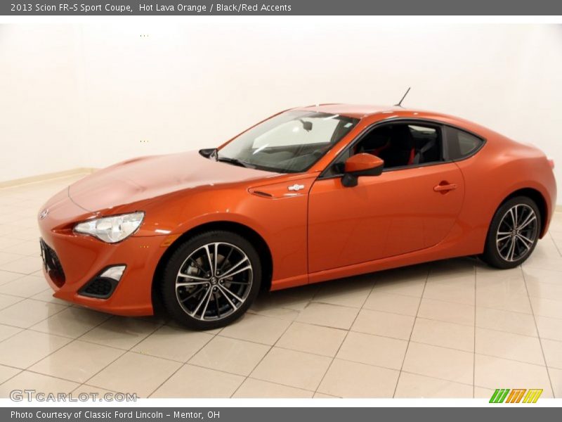 Hot Lava Orange / Black/Red Accents 2013 Scion FR-S Sport Coupe