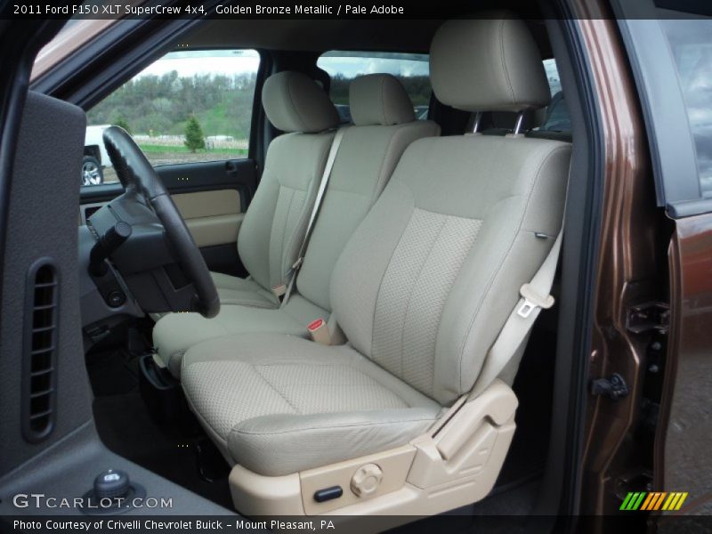 Golden Bronze Metallic / Pale Adobe 2011 Ford F150 XLT SuperCrew 4x4
