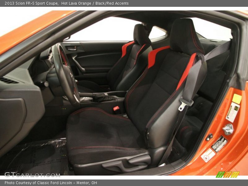Front Seat of 2013 FR-S Sport Coupe