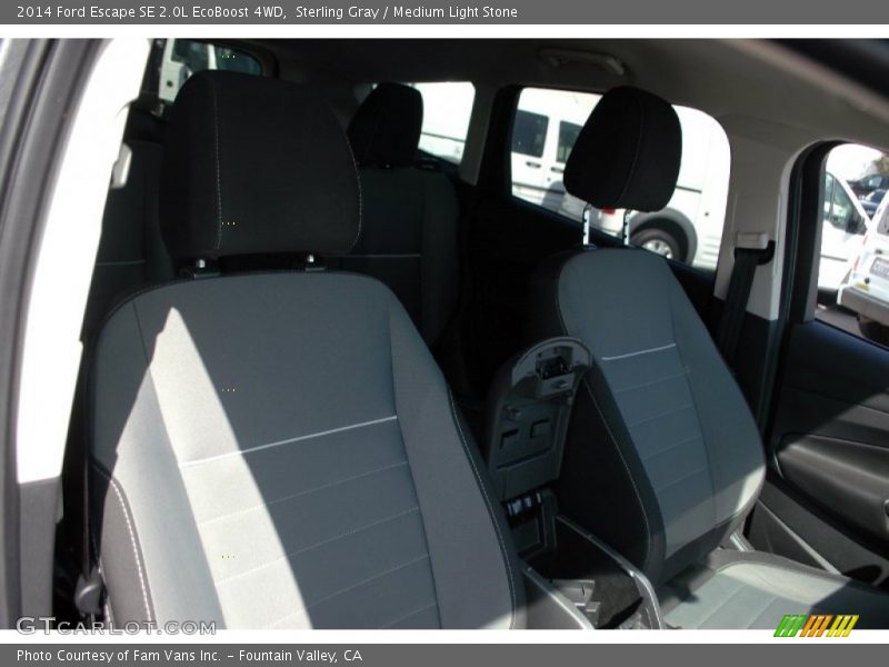 Sterling Gray / Medium Light Stone 2014 Ford Escape SE 2.0L EcoBoost 4WD