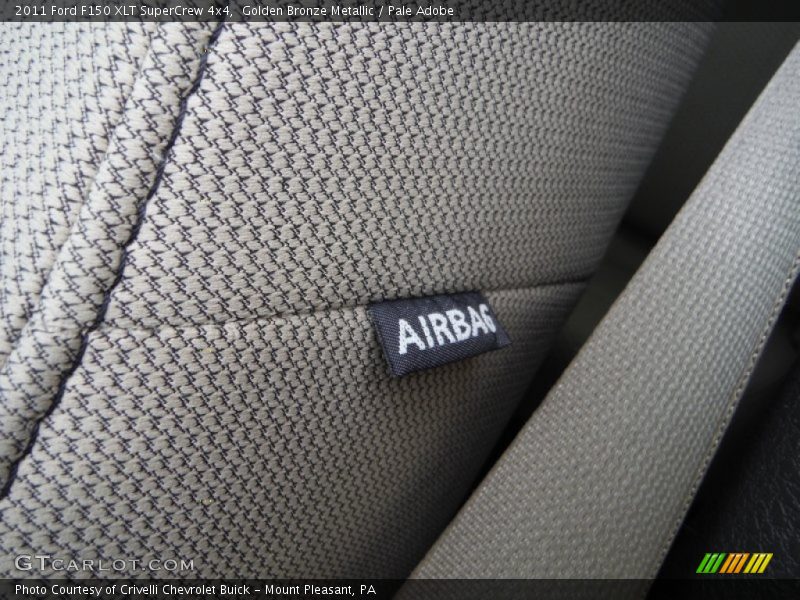 Golden Bronze Metallic / Pale Adobe 2011 Ford F150 XLT SuperCrew 4x4