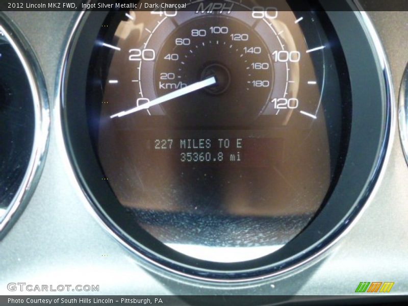 Ingot Silver Metallic / Dark Charcoal 2012 Lincoln MKZ FWD