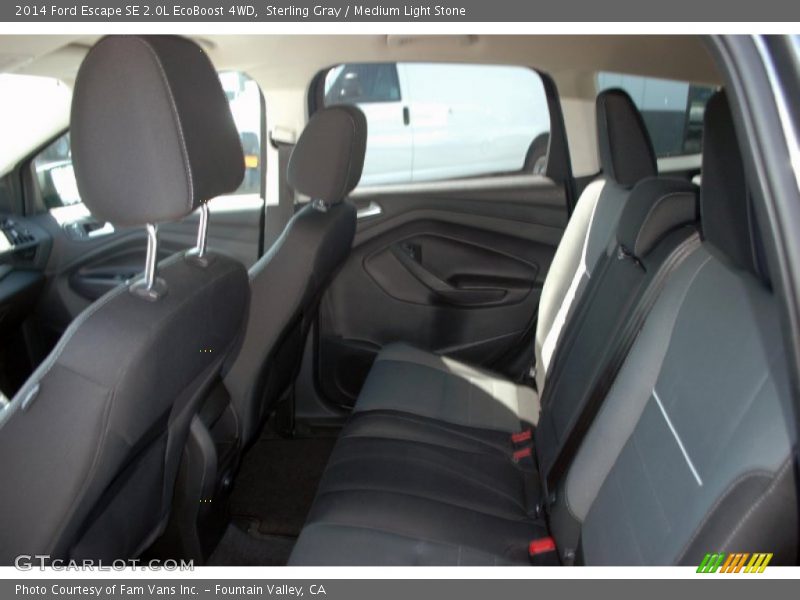 Sterling Gray / Medium Light Stone 2014 Ford Escape SE 2.0L EcoBoost 4WD