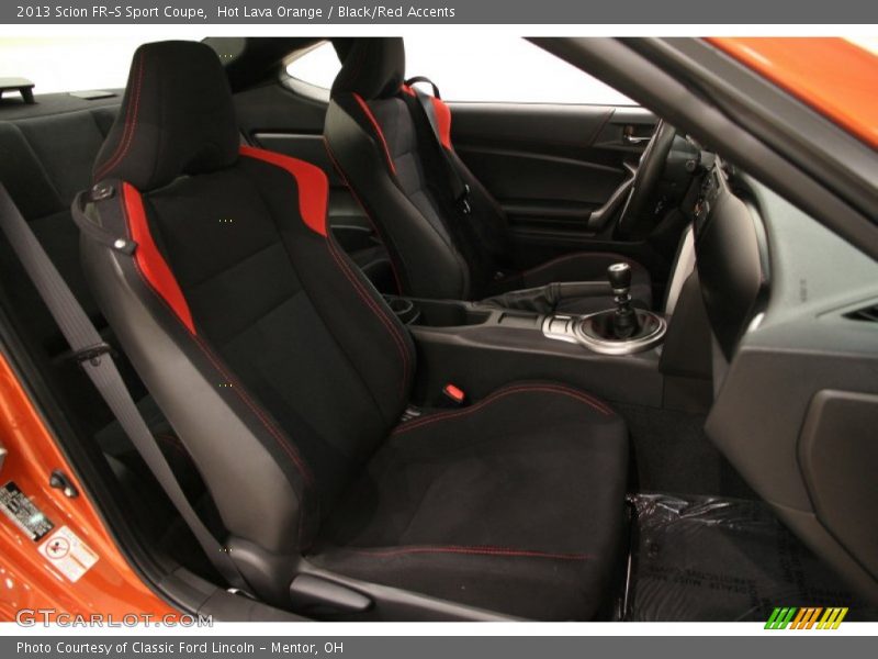 Front Seat of 2013 FR-S Sport Coupe