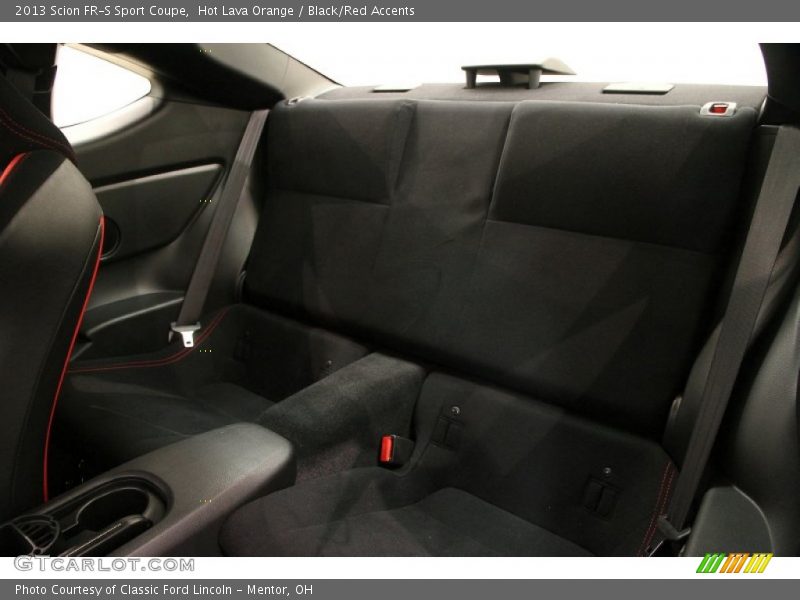 Rear Seat of 2013 FR-S Sport Coupe