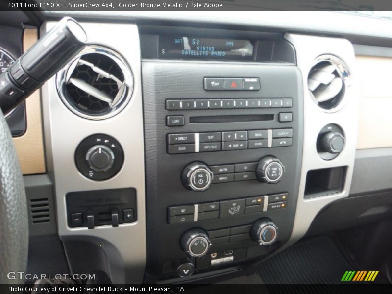 Golden Bronze Metallic / Pale Adobe 2011 Ford F150 XLT SuperCrew 4x4