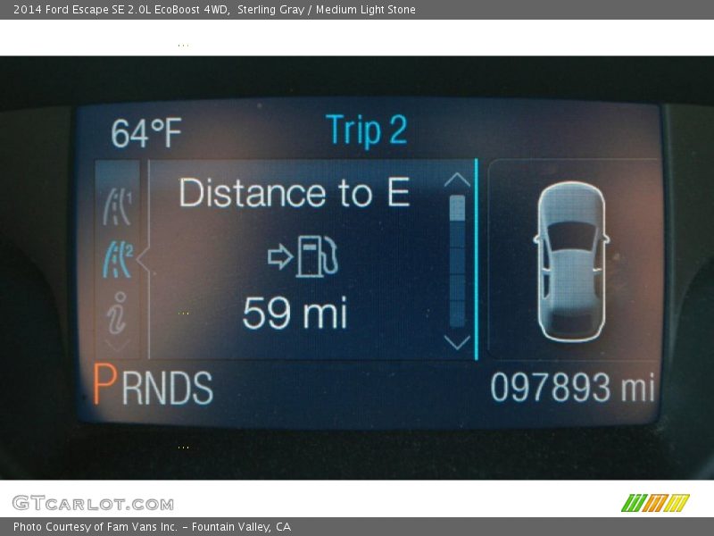 Sterling Gray / Medium Light Stone 2014 Ford Escape SE 2.0L EcoBoost 4WD