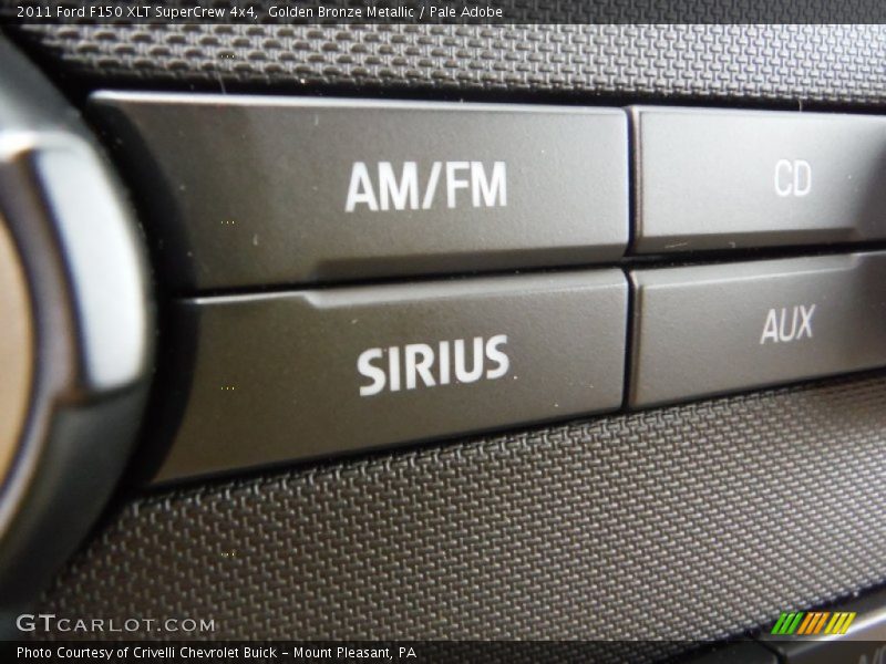Golden Bronze Metallic / Pale Adobe 2011 Ford F150 XLT SuperCrew 4x4
