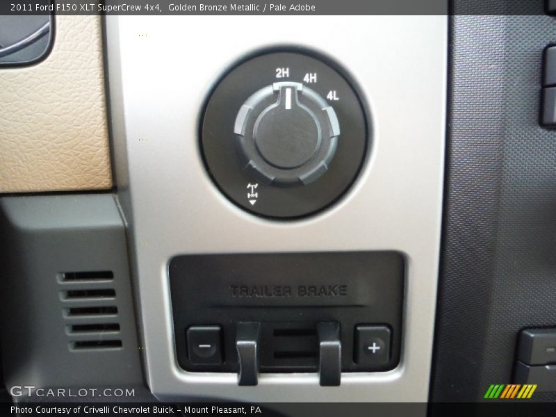 Golden Bronze Metallic / Pale Adobe 2011 Ford F150 XLT SuperCrew 4x4