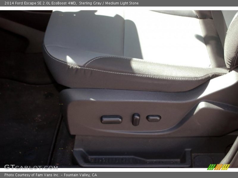 Sterling Gray / Medium Light Stone 2014 Ford Escape SE 2.0L EcoBoost 4WD
