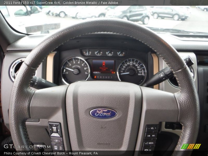 Golden Bronze Metallic / Pale Adobe 2011 Ford F150 XLT SuperCrew 4x4